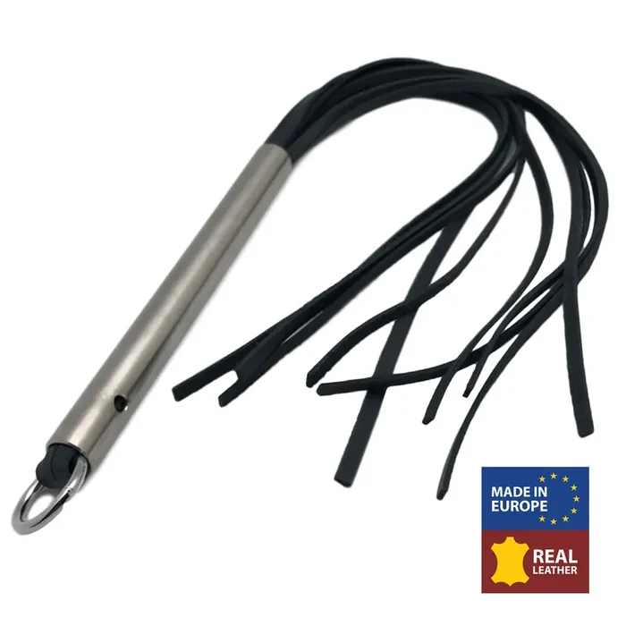 Rattler 12 Stränge aus Leder – Alustiel – 53cm
