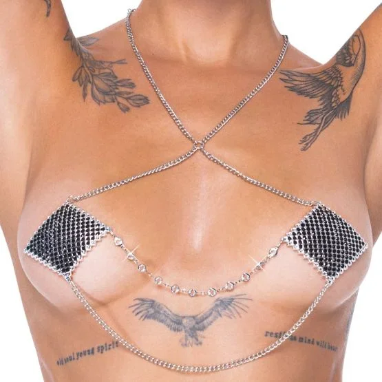 Rauten-Nippelsticker zum Aufkleben