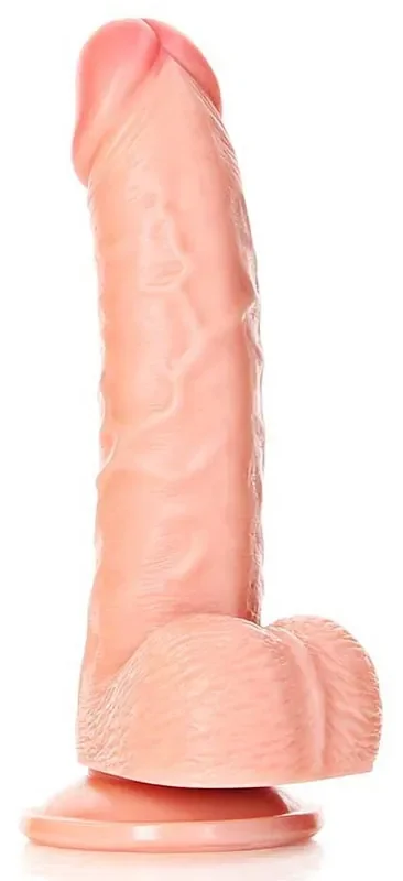 Realistischer Dildo BALLS CURVED RealRock 12.5 x 3.6cm