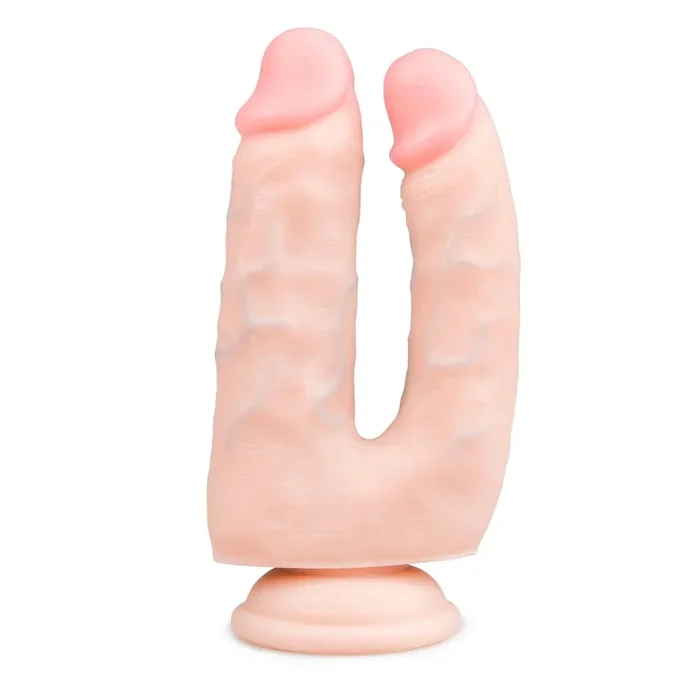 Realistischer Doppeldildo mit Saugnapf – 18 cm