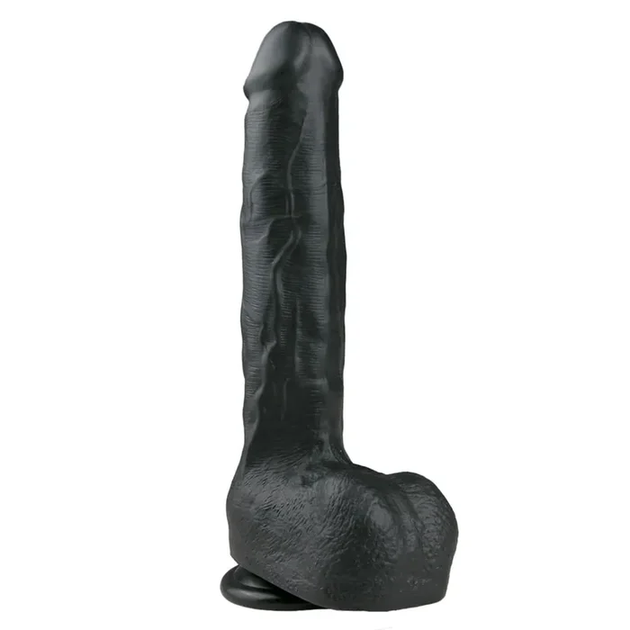 Realistischer schwarzer Dildo – 29,5 cm