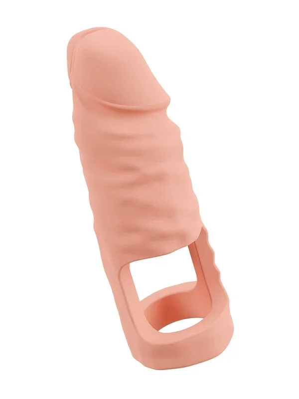 Realistixxx Ball Stretcher: Hodenstretcher mit Dildo, haut