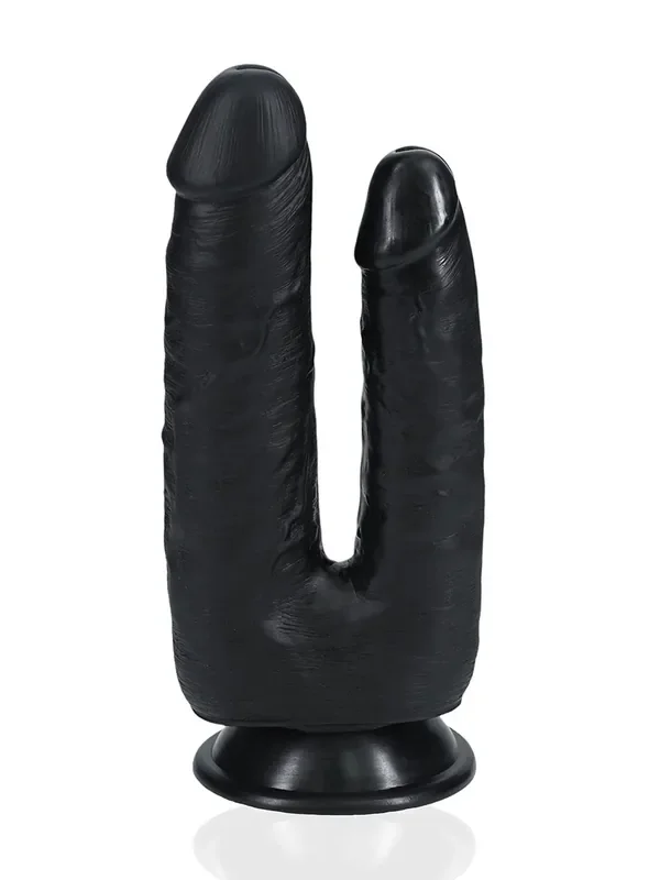 Realrock Double Trouble Dildo 5″/6″ Doppeldildo, schwarz