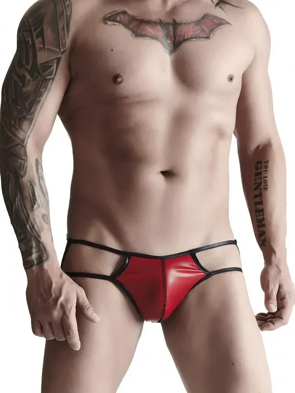 Regnes Fetish Planet BRI013 Wetlook-Jock Brief, rot