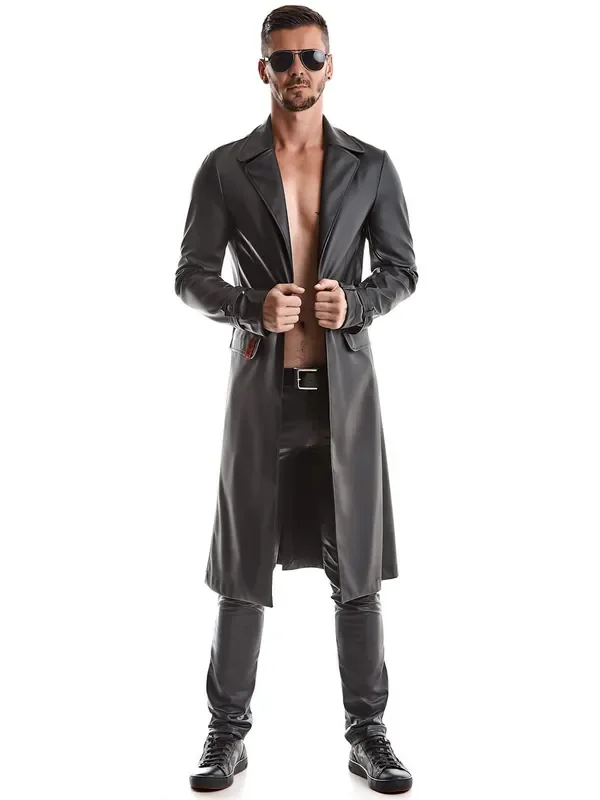 Regnes Fetish Planet RMMassimo001 Mantel, schwarz