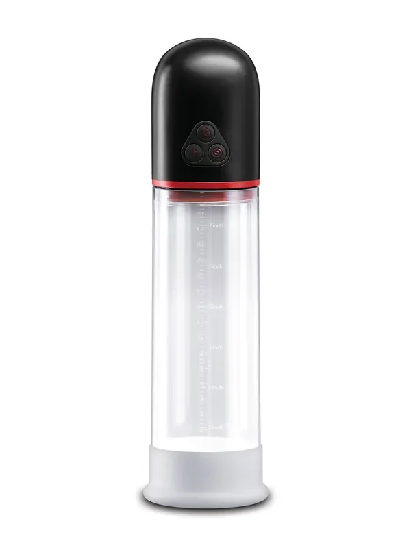 Renegade Bulge Vibro-Penispumpe, schwarz/transparent