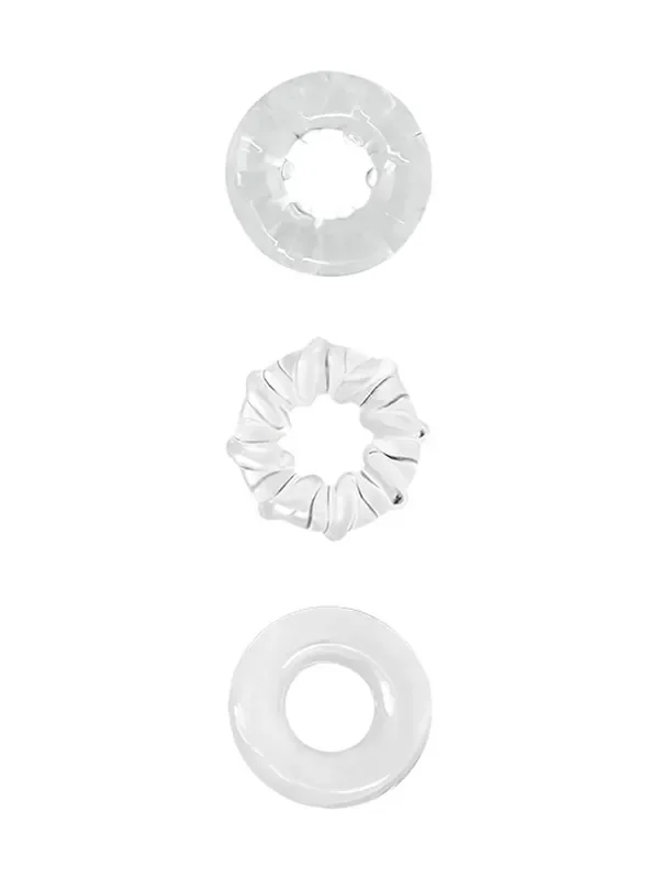 Renegade Dyno Rings Penisring 3er Set, transparent