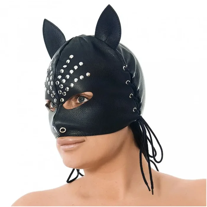 Rimba Katzenmaske aus Leder