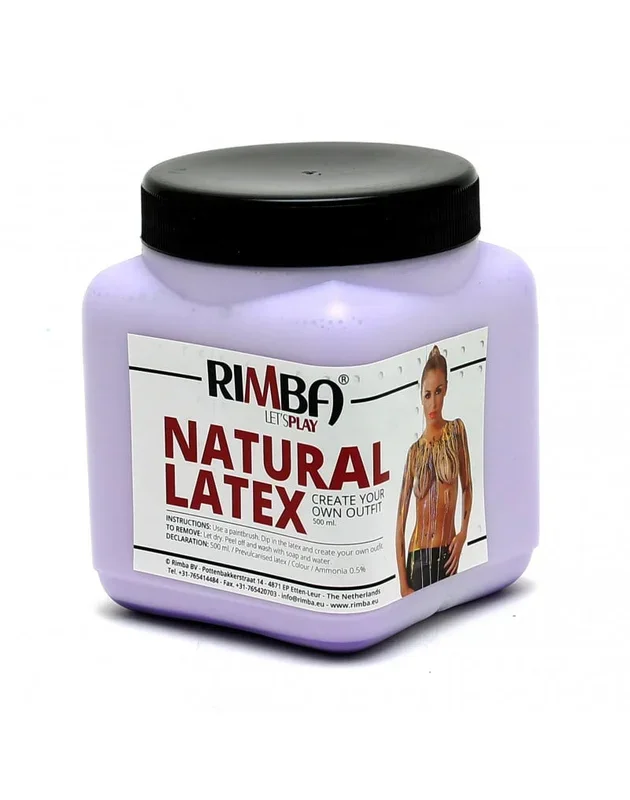 Rimba Liquid Latex Body Paint Lila – 500 ml flüssiges Latex