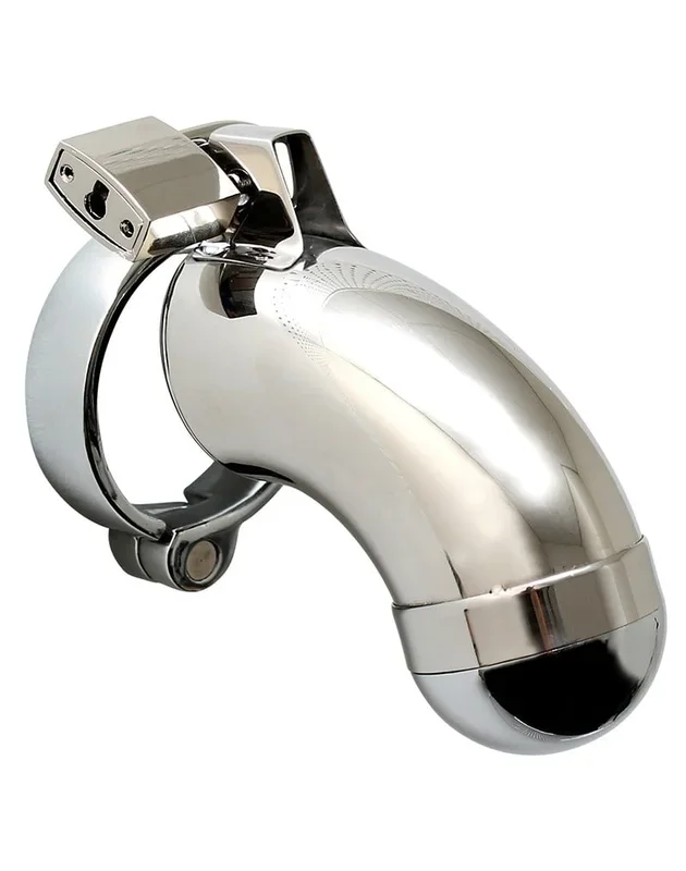 Rimba Metall Keuschheitskäfig mit Schloss – Ø 45 mm Ring