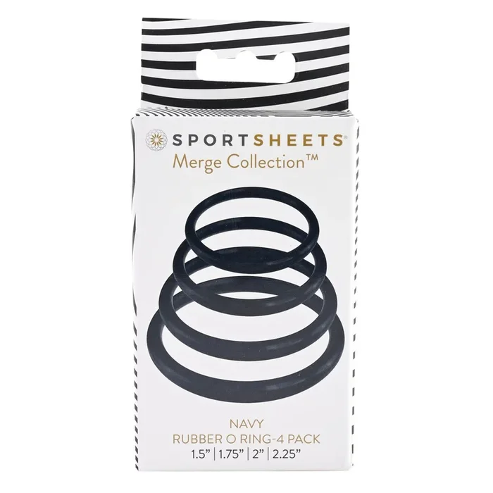 Ring Sportsheets Navy O Ring Blue