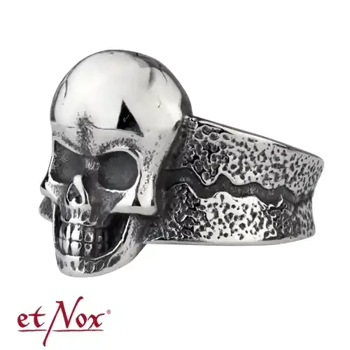 Ring ‘Totenkopf‘ Edelstahl