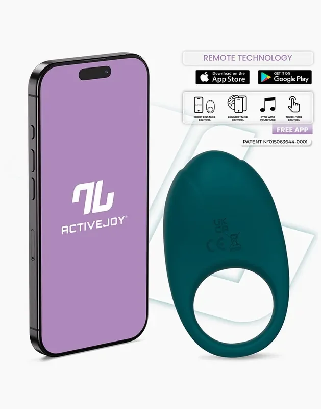 Ringo – Vibratorring, App-gesteuert – Grün