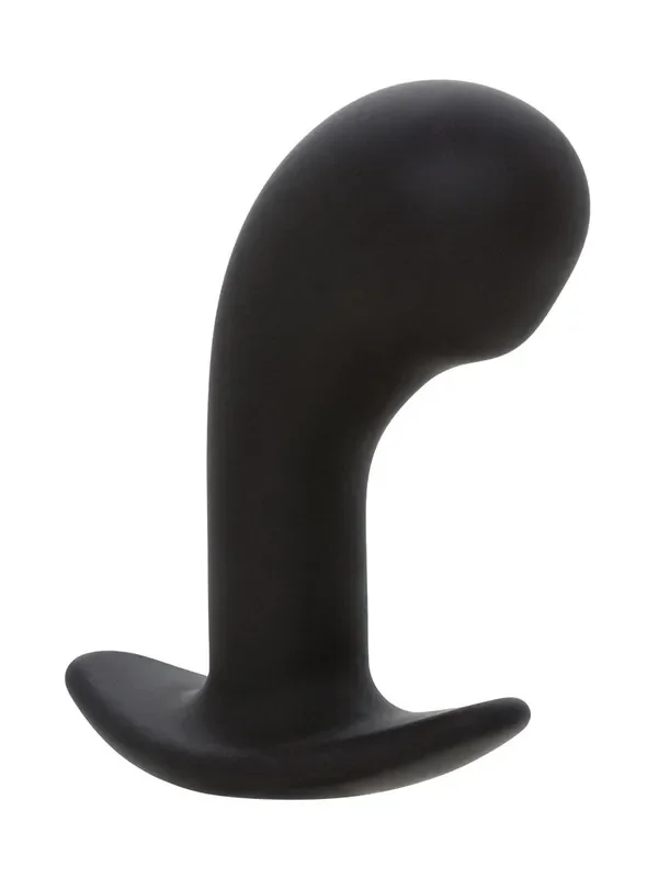 Rock Bottom Curved Probe Vibro-Analplug, schwarz