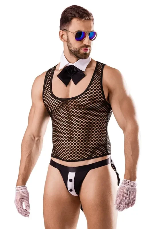 Roleplay Butler-Kostüm schwarz-weiß