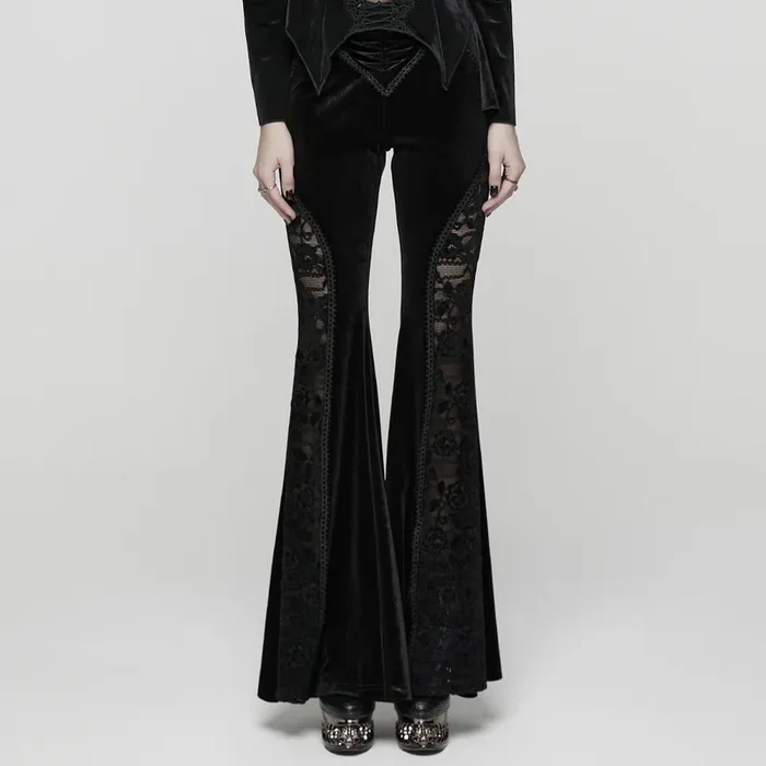 Romantic Gorhic Hose mit Spitzen-Details