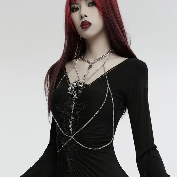 Romantisch-gotisches Ketten-Harness