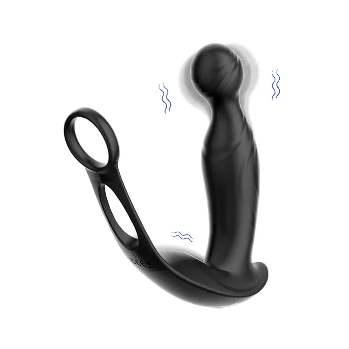 Rotierender Prostata Massager mit Penisring