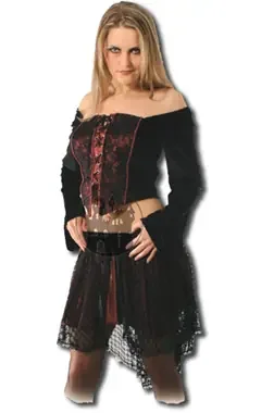 Samt/Satin-Top ‘Lidless‘ – trägerlos