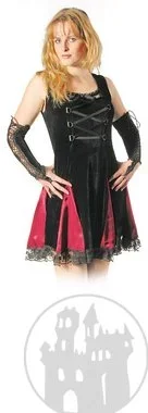 Samtkleid ‚Girl of the dark‘