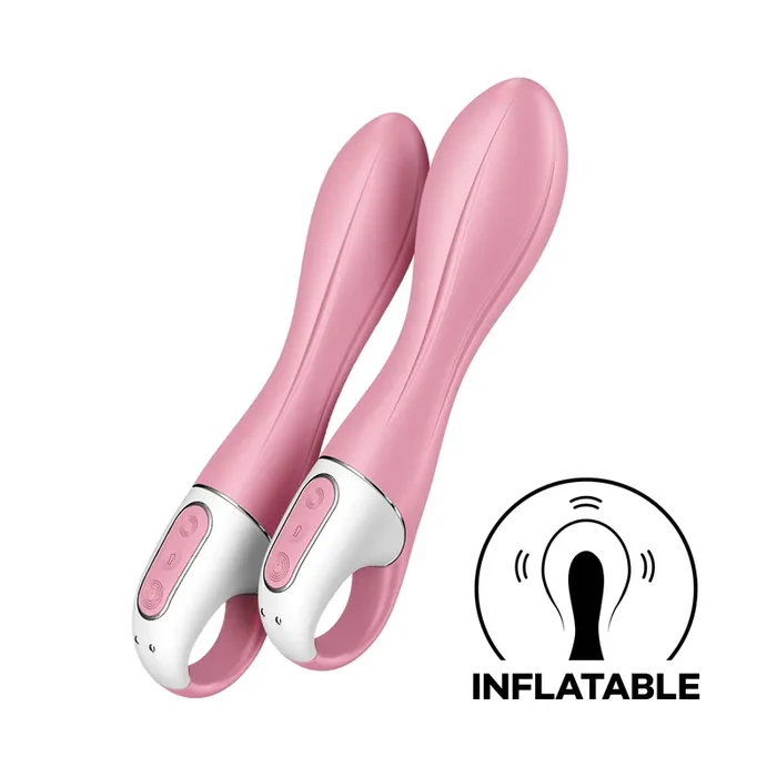 Satisfyer Air Pump 2 Aufblasbarer Vibrator – Hellrot