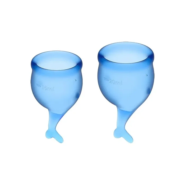 Satisfyer Feel Secure Menstruationstasse – Blau