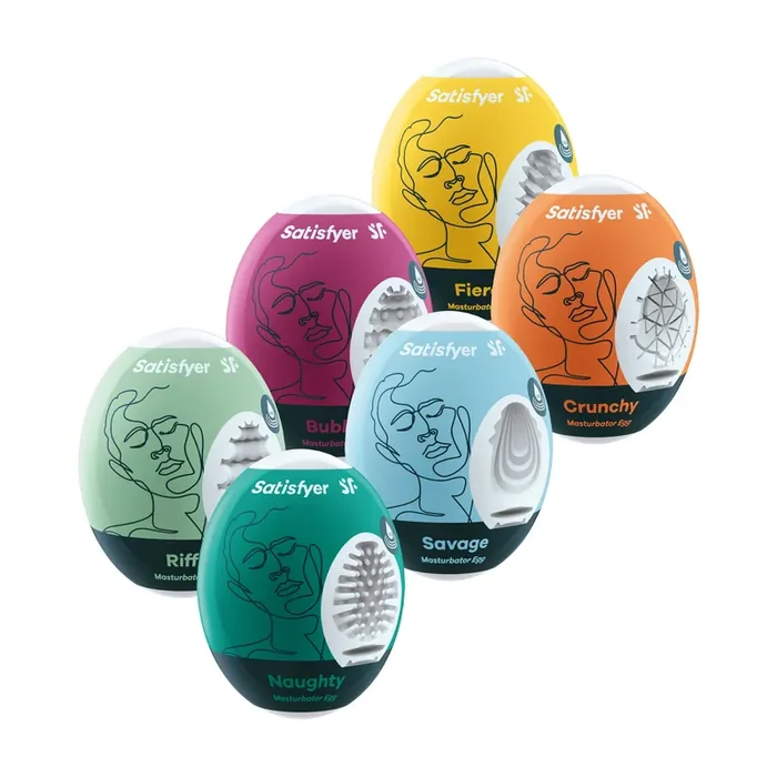 Satisfyer Masturbator Egg Set Assorti – 6 stuks