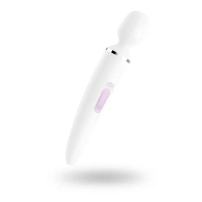 Satisfyer Wand-er Woman – Weiß/Gold