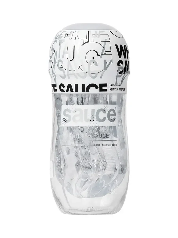 Sauce White Masturbator, weiß/transparent