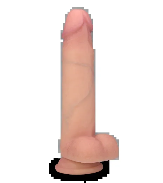 Saugnapf-Dildo Real Skin 20,5 cm