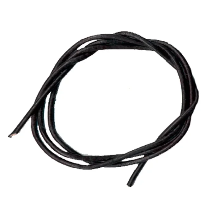 Schnur aus Leder – schwarz – 100 cm