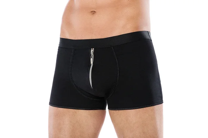 Schwarze Boxershorts aus Baumwolle (Grösse: S-M)