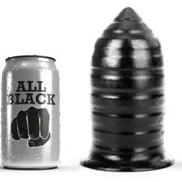 Schwarzer Buttplug Clock 17 x 8 cm