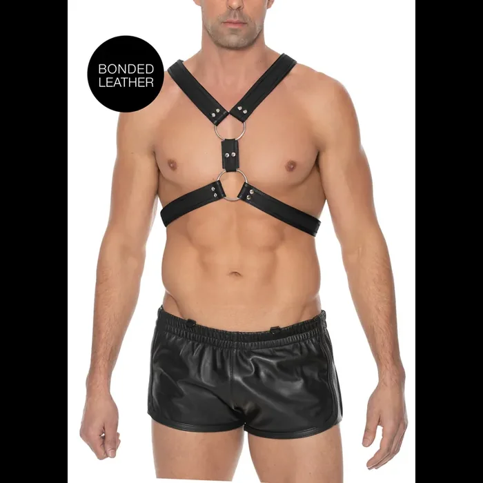 Schwarzer Scottish Harness – S/M