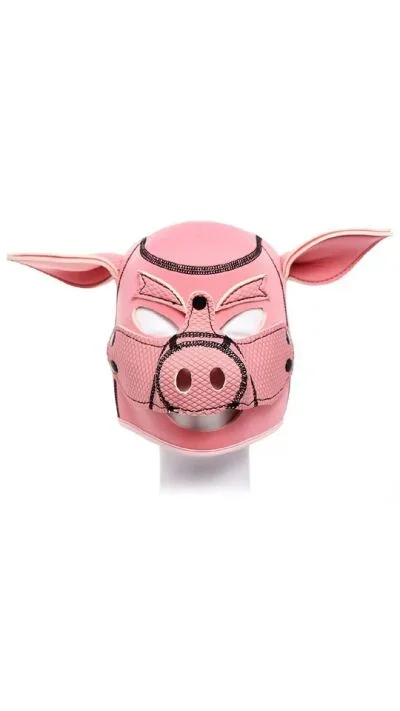 Schweinekopf-Maske aus Neopren