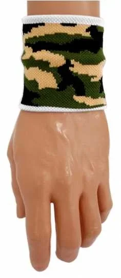 Schweißband – Camouflage weiß
