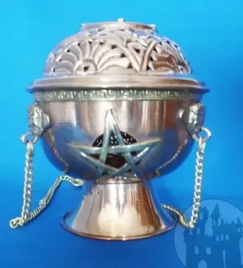 Schwenkräuchergefäß Pentagramm
