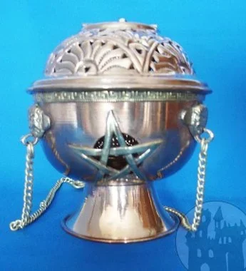 Schwenkräuchergefäß Pentagramm