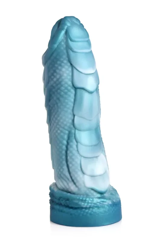 Sea Serpent Scaly Dildo – Blau