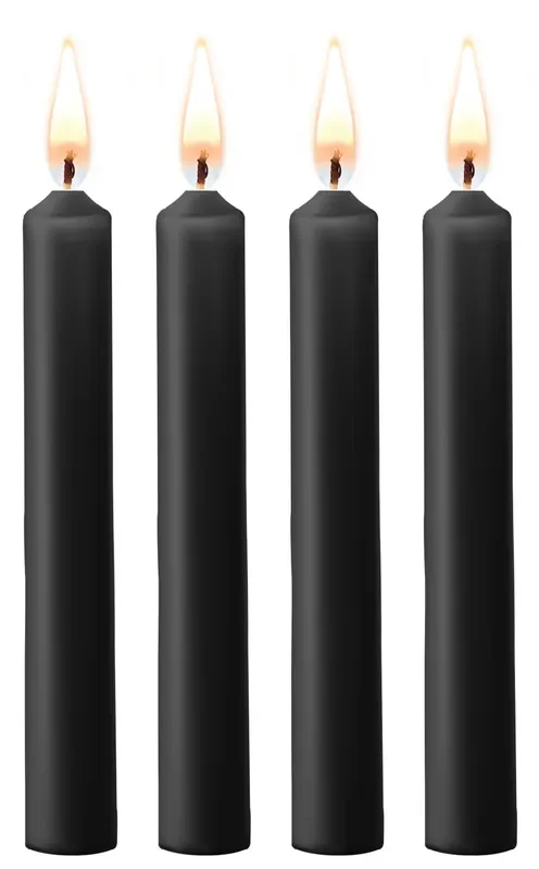 Set mit 4 Mini-Kerzen SM Wax Black