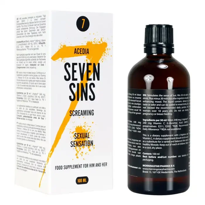 Seven Sins – Screaming – Aphrodisiakum für Paare – 100 ml