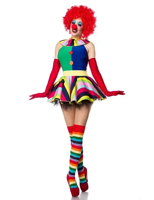Sexy Clown Kostüm – Komplettset