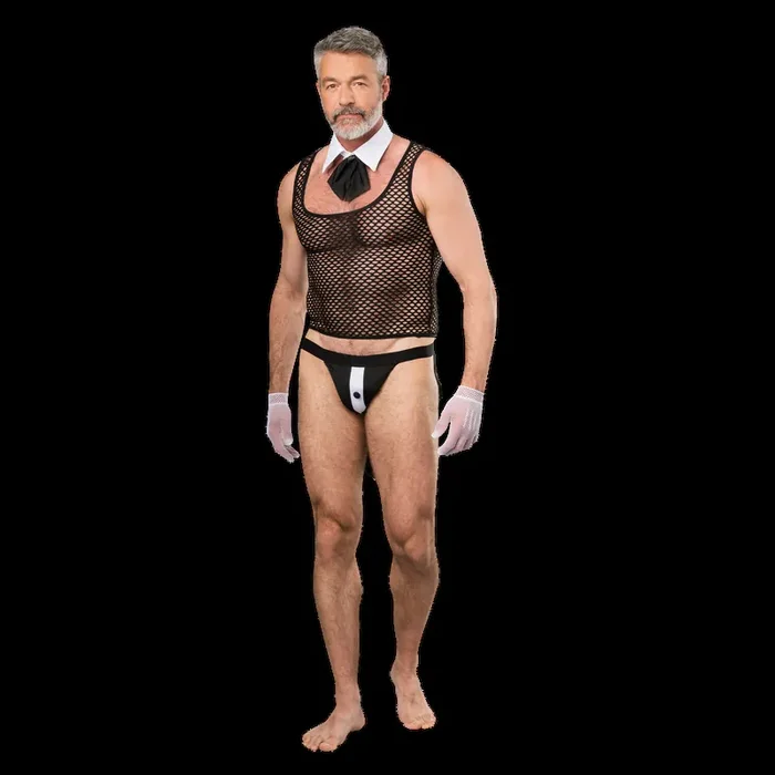 Sexy Gigolo Set – Schwarz/Weiß