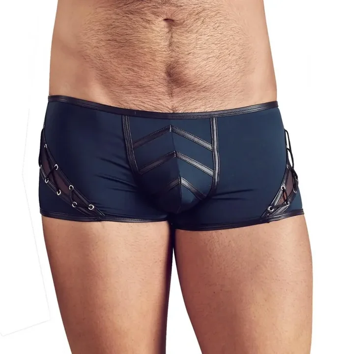 Sexy Herrenshorts – Blau/Schwarz