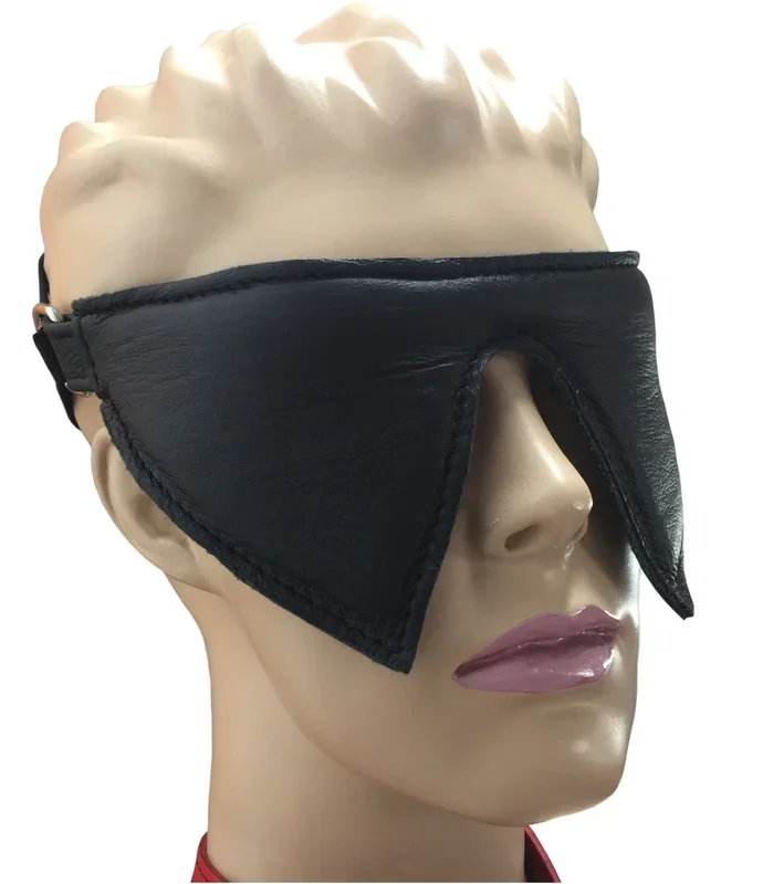 Sexy leder Augenmaske
