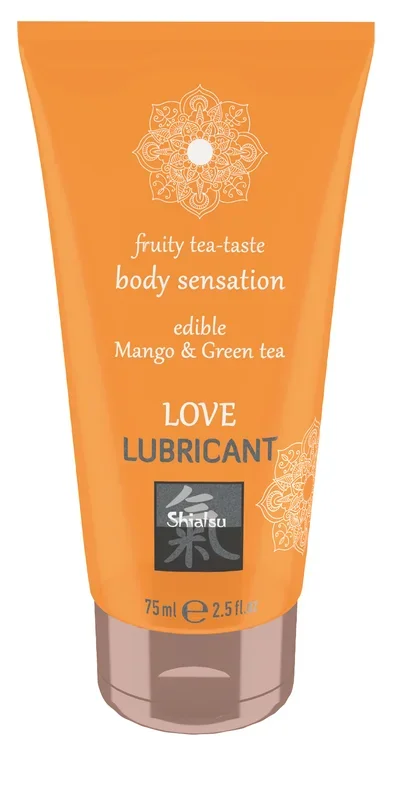 SHIATSU Edible Love lubricant – Mango & Green Tea 75ml
