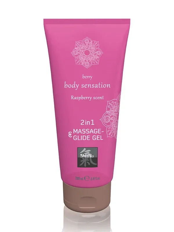 Shiatsu Raspberry Scent Massage- & Gleitgel (200ml)