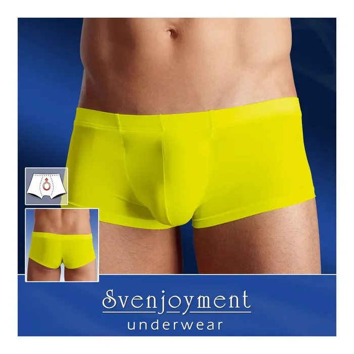 Short für Herren in Neongelb