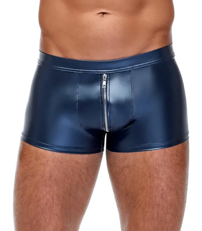 Shorts im Metallic-Mattlook