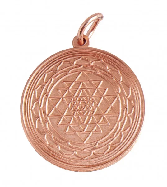 Shri Yantra aus Kupfer